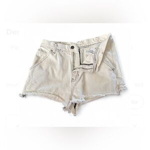 PacSun White Jean Shorts
